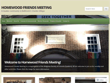 Tablet Screenshot of homewoodfriends.org